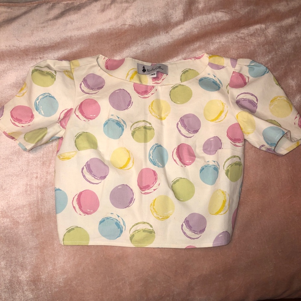 Kenley Collins Macaroon Crop Top
